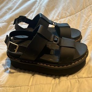 Dr Martens platform sandals
